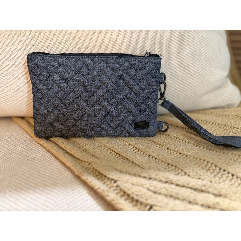 Lug Peekaboo Convertible Wristlet Pouch - Heather Gray